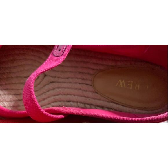 JCrew Hot Pink Espadrilles Size 9.5* - Picture 5 of 8